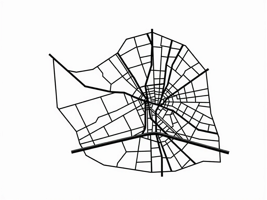 Stylized map of Prague showing uxloro location